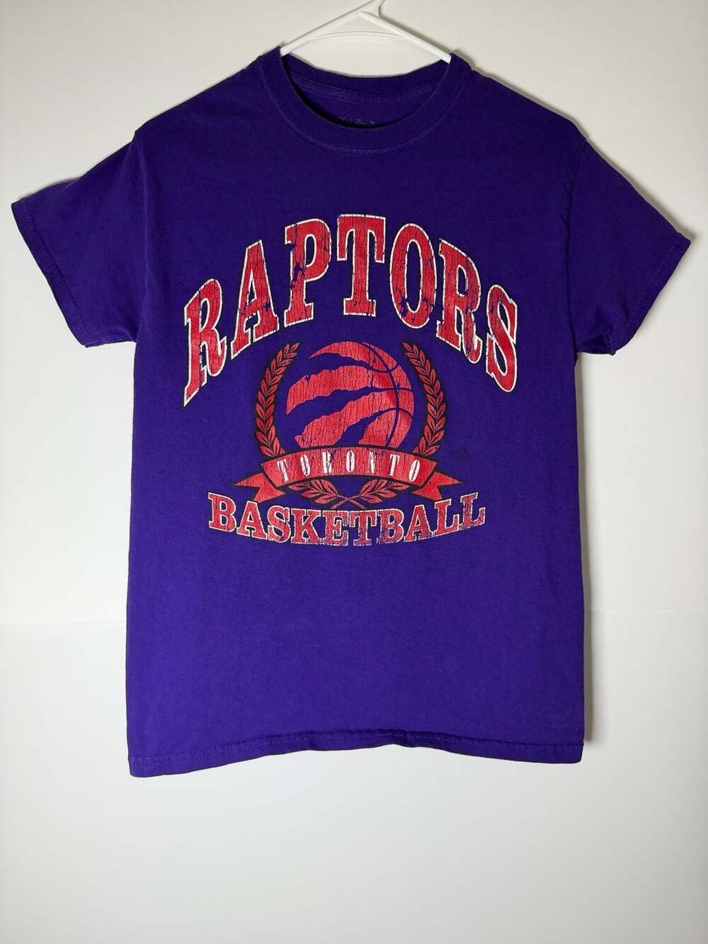 Toronto Raptors Retro NBA Basketball Fan Apparel Purple Size S